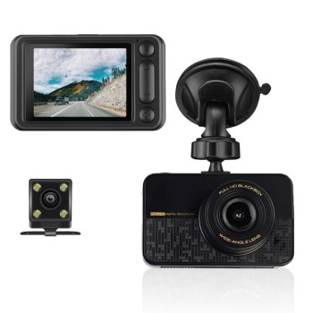 KR7975 • רקורד קאר <br> זוג מצלמות קדמית ואחורית לרכב