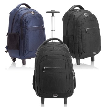 KR1045 • מיראז' <br> תיק גב טרולי איכותי עם גלגלים