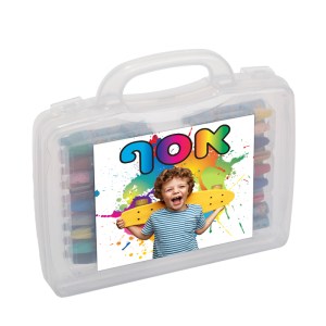 KR219 • פנדה <br> מזוודה קשיחה 36 צבעי פנדה