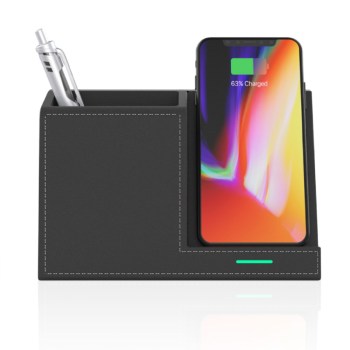 KR9137 • אולטרה <br> מעמד שולחני מעוצב עשוי דמוי עור