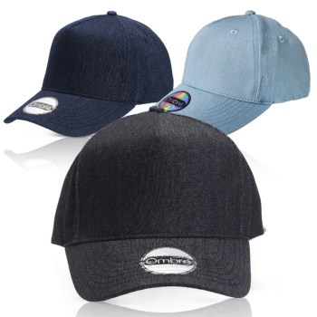 OM6143 • ג'ים <br> כובע מצחייה 5 פאנל