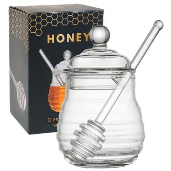 KR9364 • דבש <br> כלי דבש זכוכית
